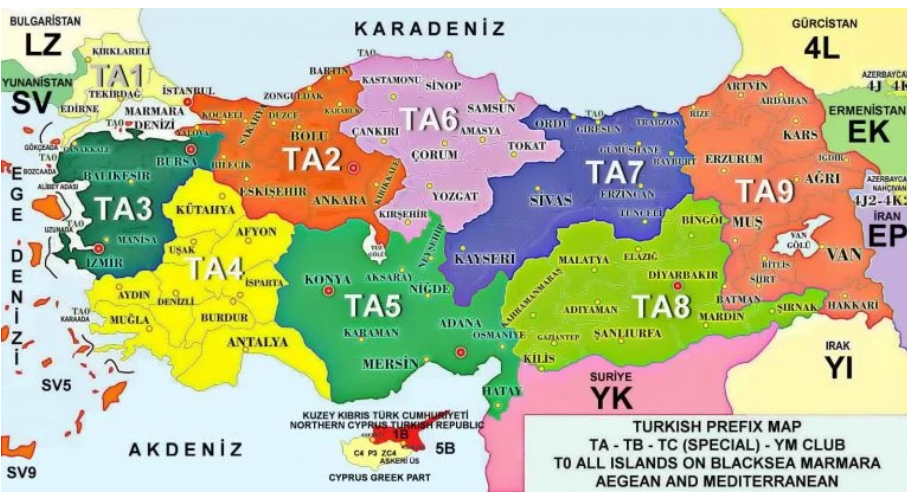 Türkiye Bölge Haritası